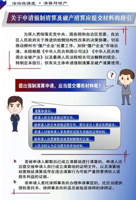 企業(yè)申請強制清算與破產(chǎn)清算所需材料指引及服務(wù)簡介